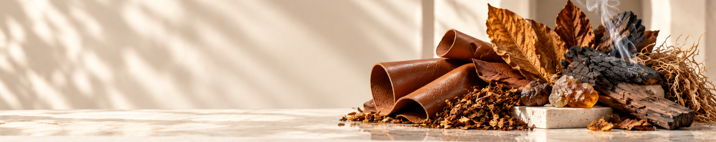 Leather, Tobacco & Smoky